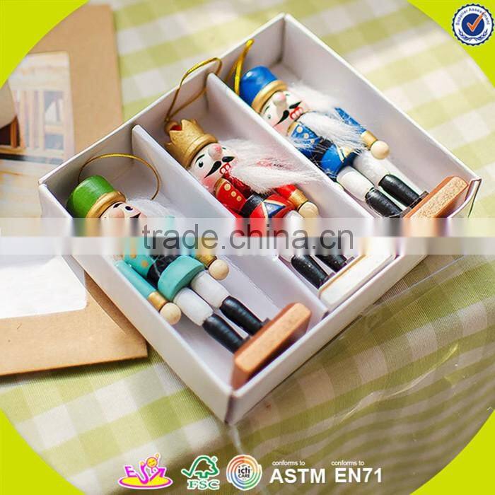 wholesale baby wooden colorful custom nutcracker, popular kids wooden nutcracker, fashion wooden custom nutcracker W02A006