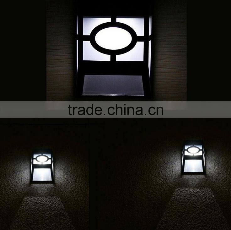2015 new design High quality led solar fences lights ,wooden soalr pool fence lamp