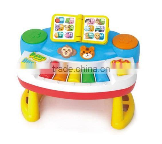 animal design creative ABS education learning table toy with EN71