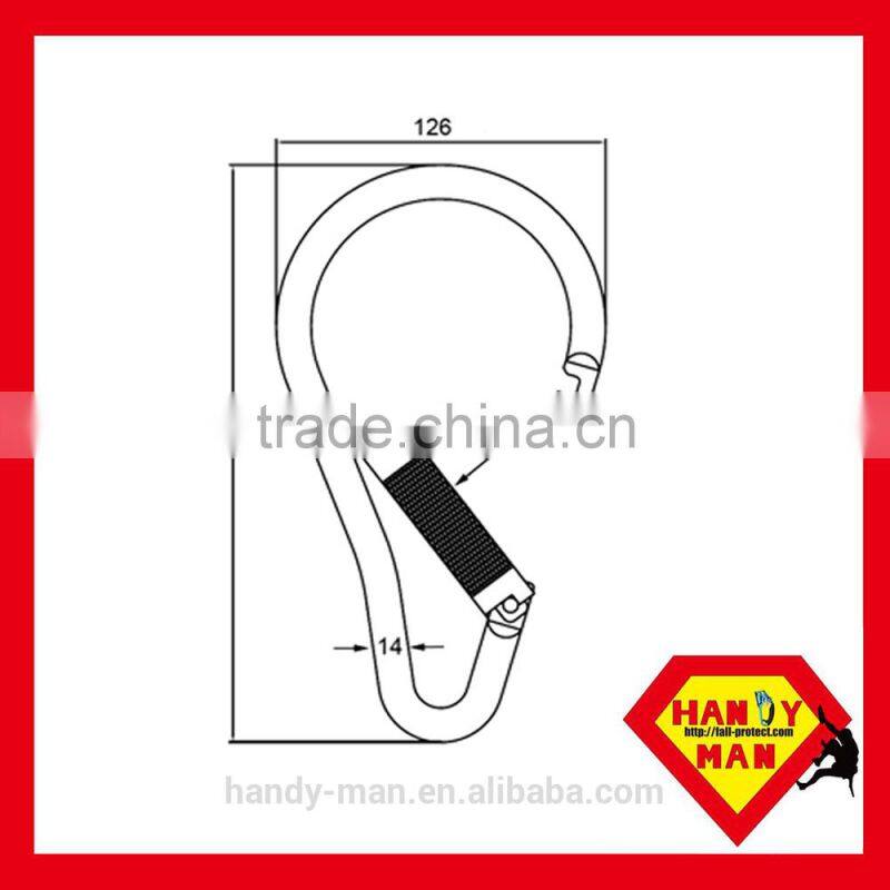 2407TL Steel Pear Scaffolding Forged Twist Lock Safety Hook