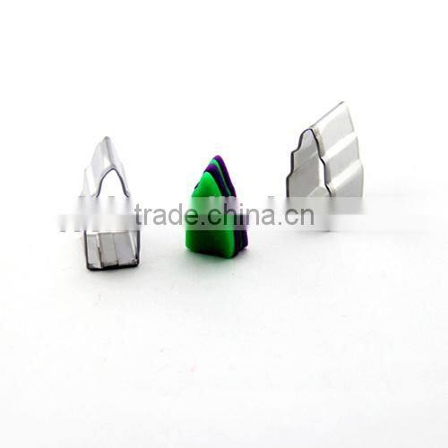 100% food grade wholesale biscuit cutter wedding cake shape cookie cutter embossed