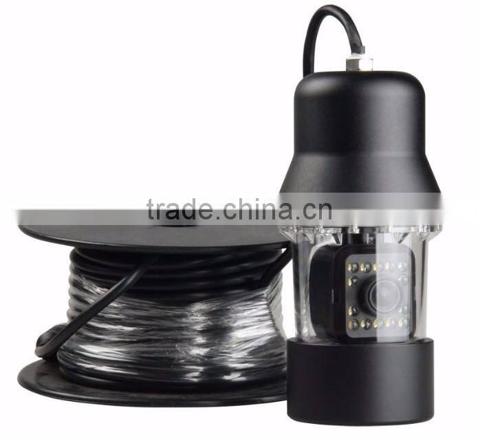 2017 new arrive 7 inch TFT LCD Monitor 20m 360 rotating fish finder underwater aquaculture monitoring camera system with DVR