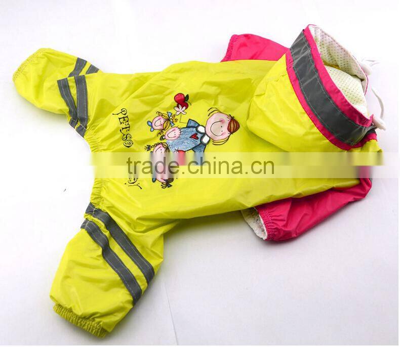PU pet raincoat Dog Apparel Dog Clothes Wholesale