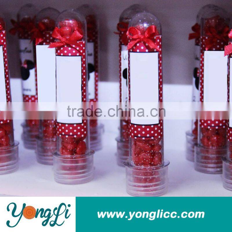Cosmetic Bottle Plastic Test Tubes Screw Cap