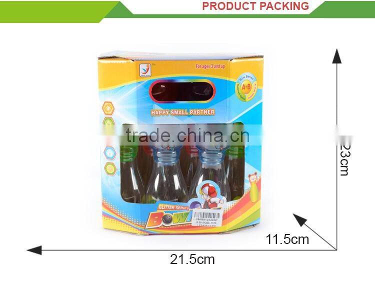 Top sale cartoon sport toys plastic flalsh light up bowling ball