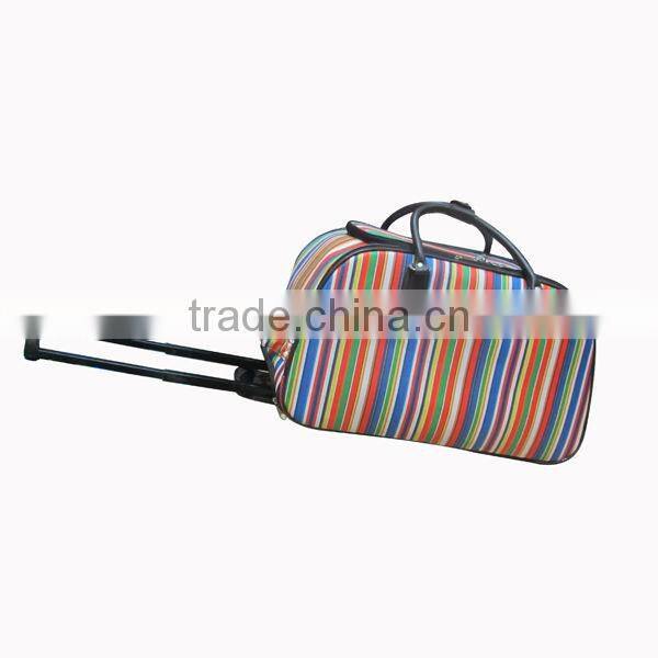 Stylish Waterproof PVC Bags Traveling Bags With Trolly Sport Bags