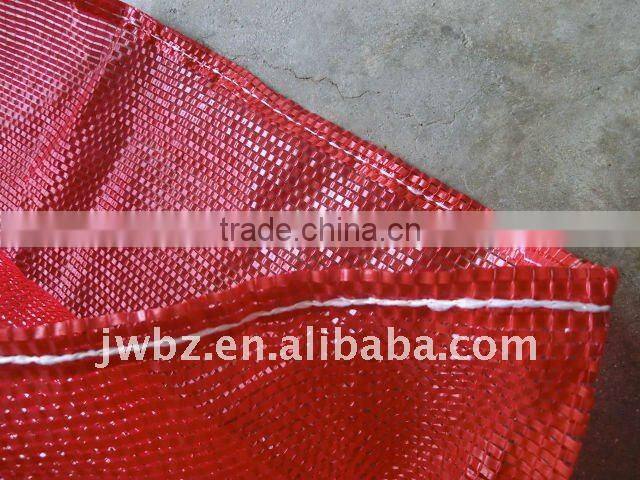 hign qulity pp leno mesh bags for onion with lable