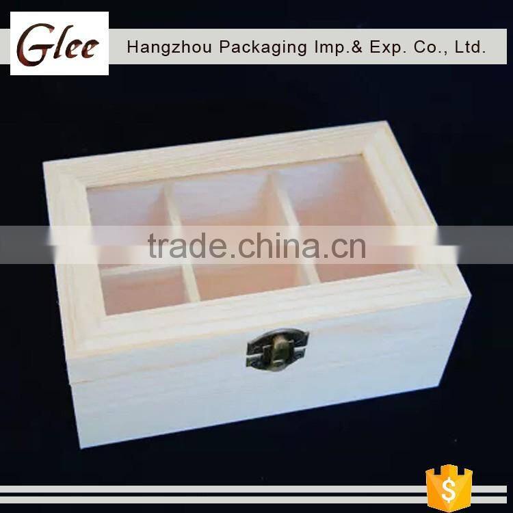 Superior multi-functional wooden box with compartment