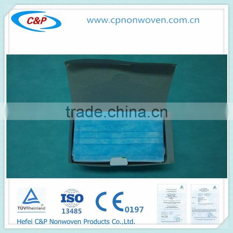 disposable nonwoven surgical Face Mask for delivery packs