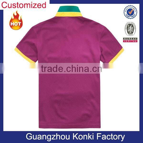 hot fashion polo t-shirt 100% cotton pique royal queen polo t-shirt