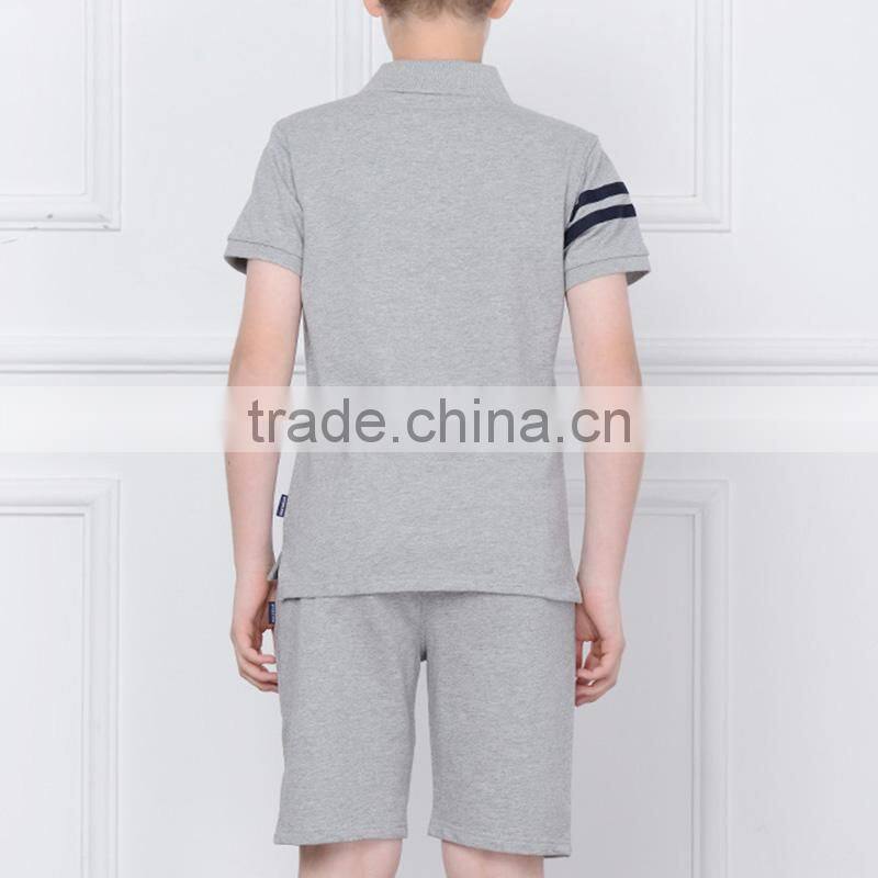College installed 2017 New Summer Boys' OLY Sports short sleeved pieces of two