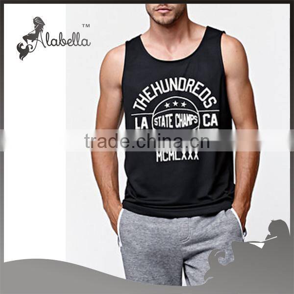 Printed tank tops singlet for men China manufacturer