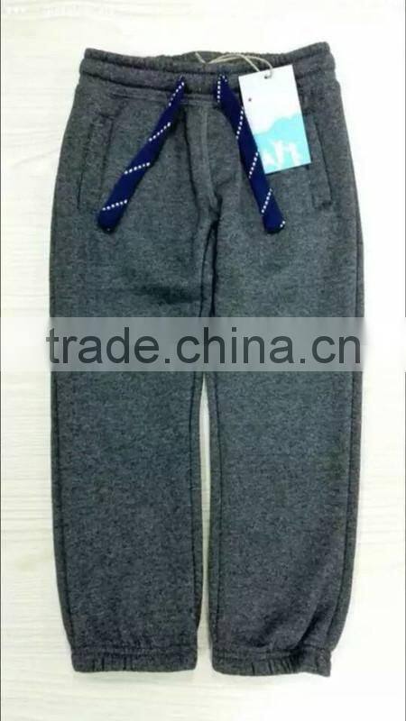 Kid's new pattern factory price fashion fleece pants apparel stock lots