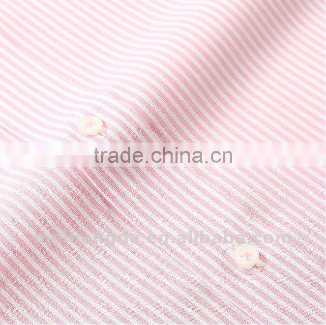 Stripes bright color double collar stylish men shirt