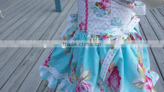 Wholesale boutique hot sale new arrive Girls Spring or Summer Dress