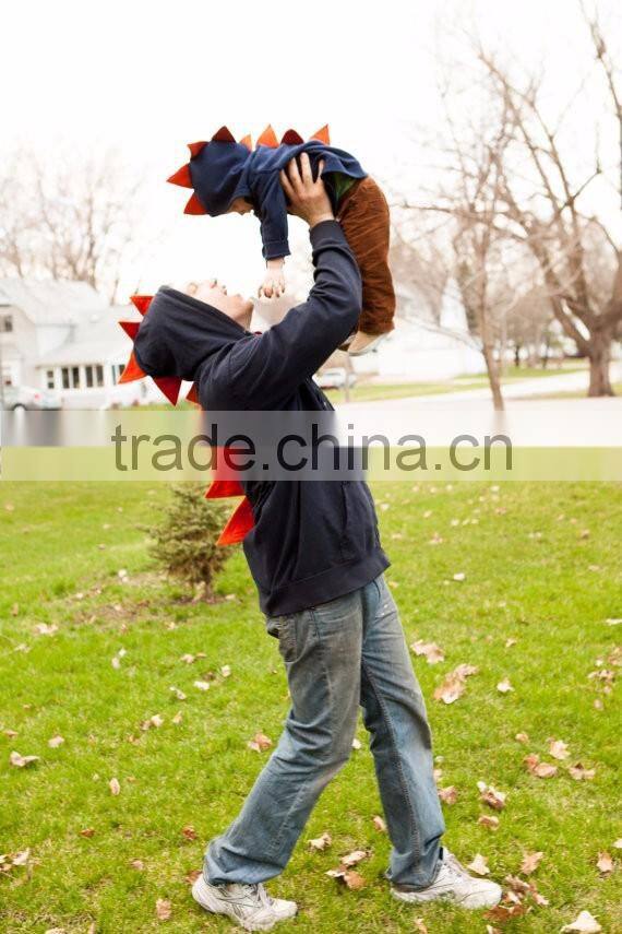 2017 newest New Arrival Wholesale dinosaur Mother Father And Me Boys Matching Family new trendy Hoodies