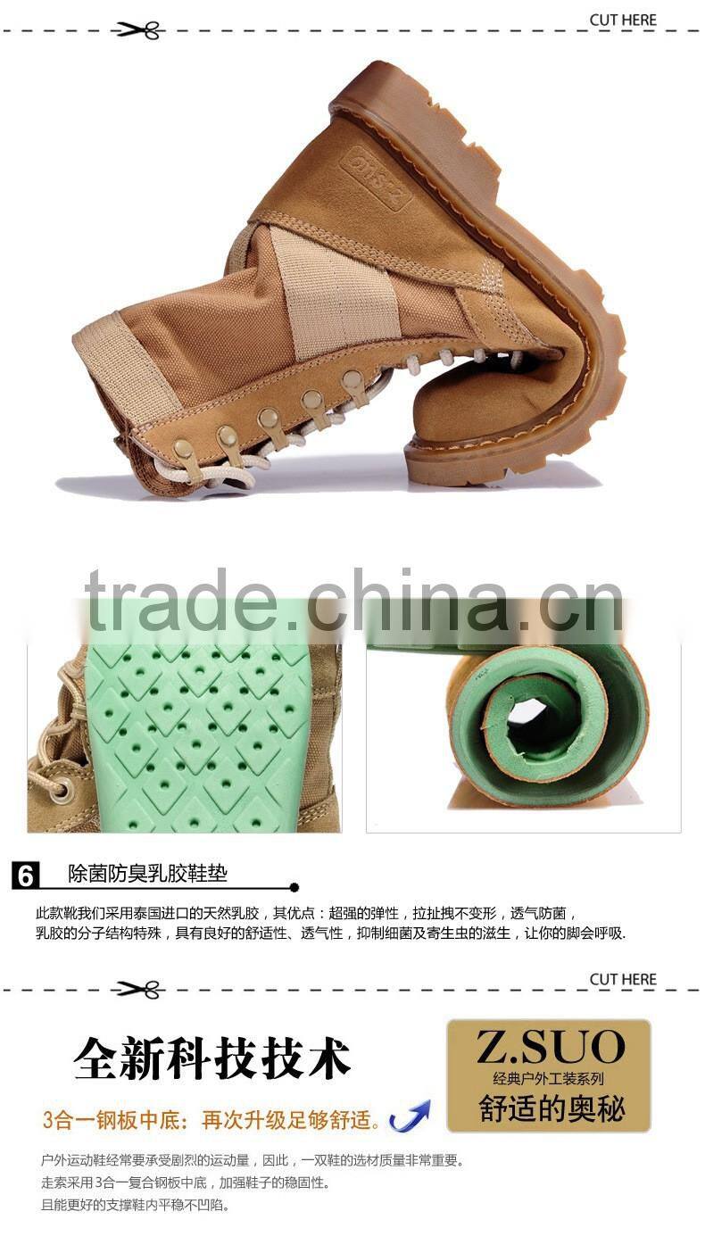 Delta leather safety tactical desert men fashion military boots