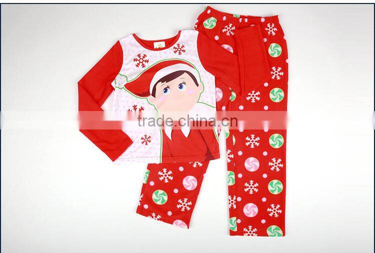 Snowman Princess girls suit pajamas