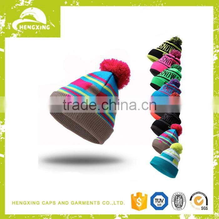 Custom Cheap Benie Hat Knitting Pattern Mens Hat Teenagers Knitted Beanie Hat