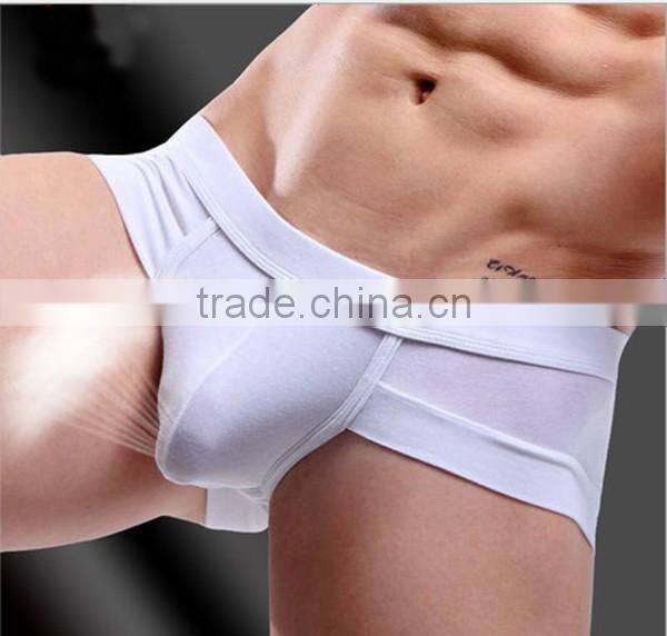 Hot sale low moq. apparel of fun brand men's 3D U convex design sexy men briefs