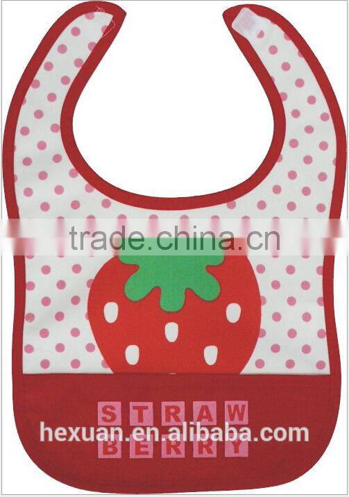 6 designs you can choose,cotton baby bib made in China baby products