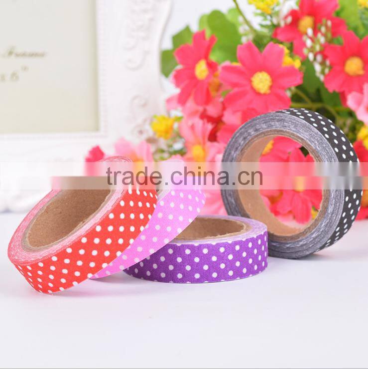 1.5cm*1m pokla dot pattern Washi Deco Tape