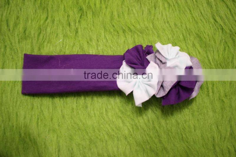 2017Lovely Style Persnickety Girls Hair Accessories Floral Headband Hair Floral Baby Elastic Girls Many Colors Choice Headbands