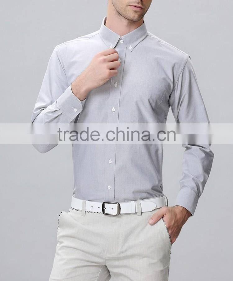Long sleeve 100% cotton official shirts for men popular shirt designs for men