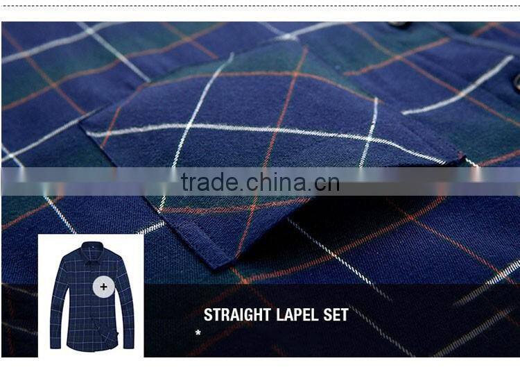 Latest shirt designs for men plaids flannel cotton couple long sleeve fancy design men shirt