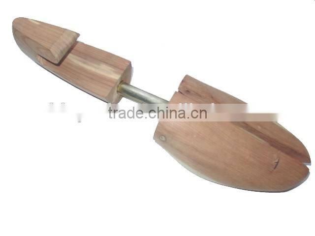 shoe care aromatic red cedar/birch wood/schima wood shoe tree for men