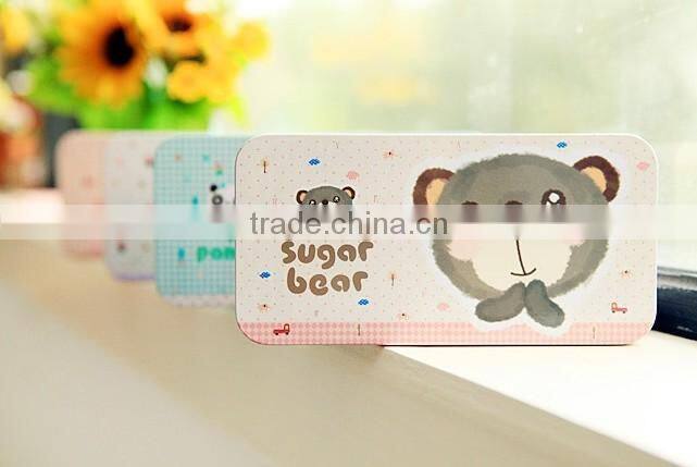 So Cute So Lovely Stationery Magnetic Pencil Box Tin Pencil Box