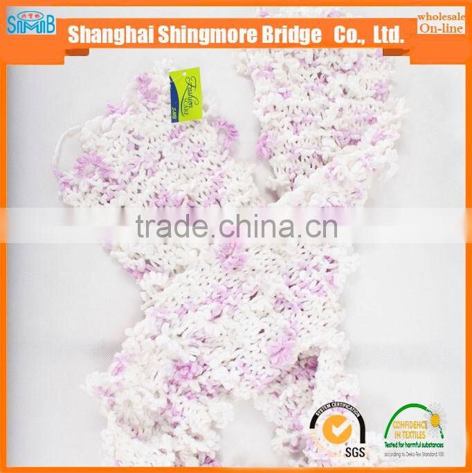 China novelty flower yarn supplier hot wholesale scarf fusion yarn for yarns knitting