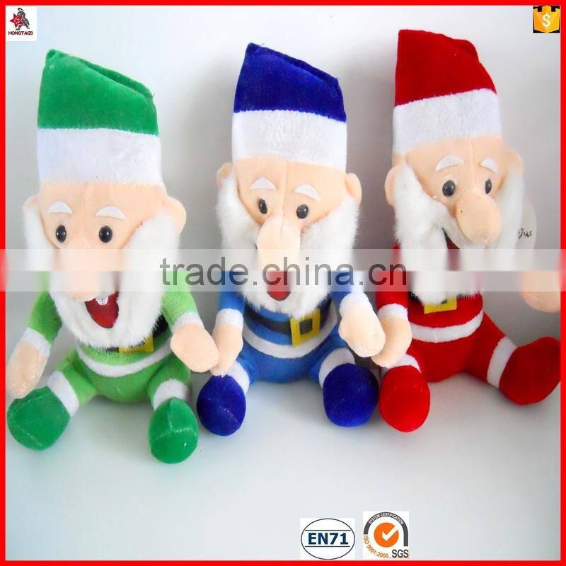 Customized good quality Various santa Claus soft toys