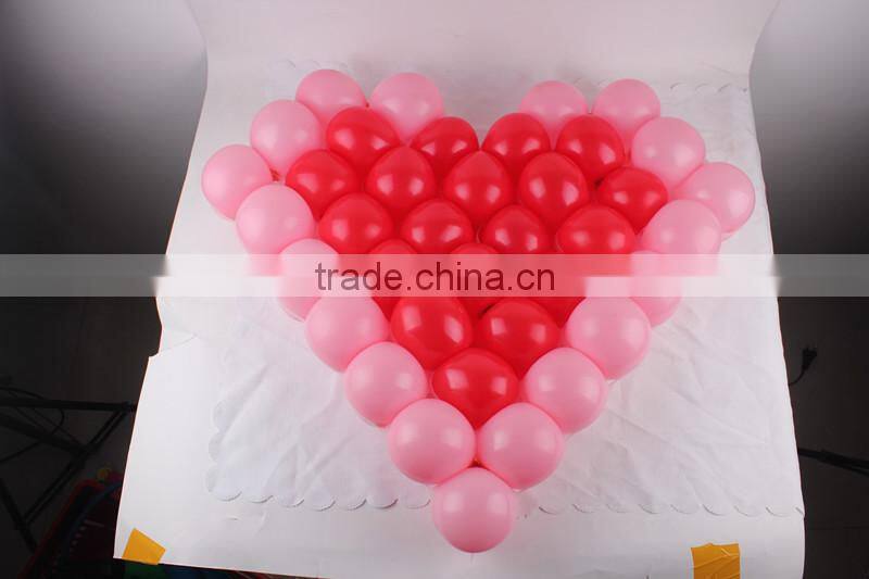 Hot sale Heart Shape Balloon Plastic Shelf Party Supply