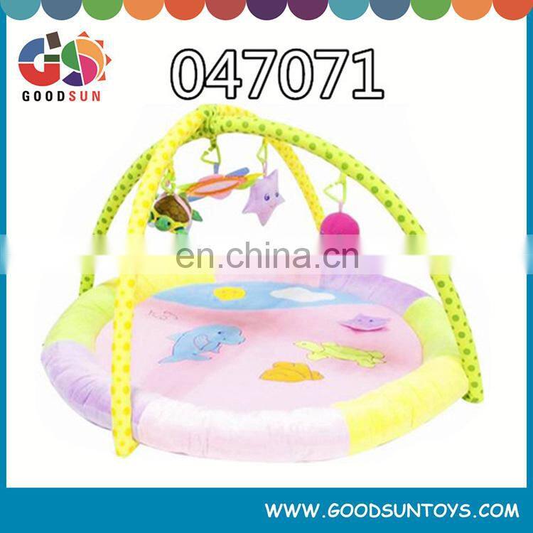 EN71 educational kids toy baby activity play gym mat cheap cute LOW MOQ padded baby play floor mat