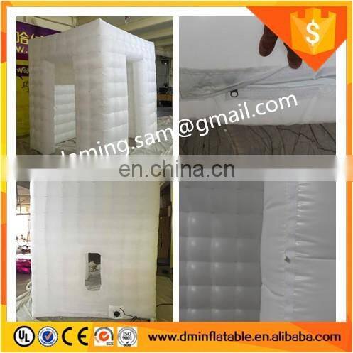 factory directly sale outdoor inflatable cube trade show tent photo booth