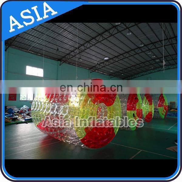 Newest water children playing inflatable roller wheel