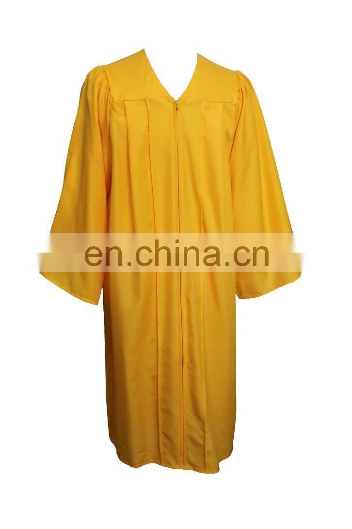 Wholesale Gold Graduation Gown For University/School
