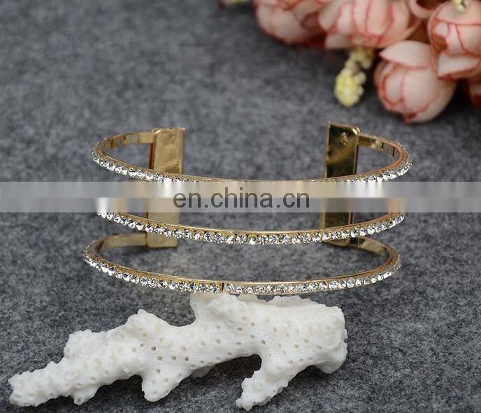 Newest design bangle shinny bangle Rose gold bangle with shell bracelet