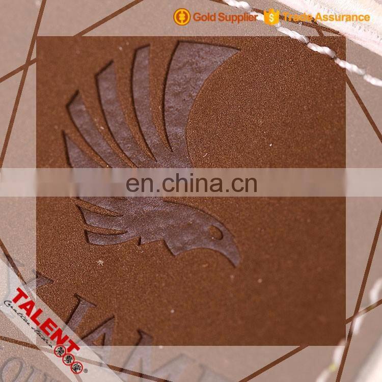 custom hot stamping brand logo bordure border jeans small leather patch sewing canvas for decoration