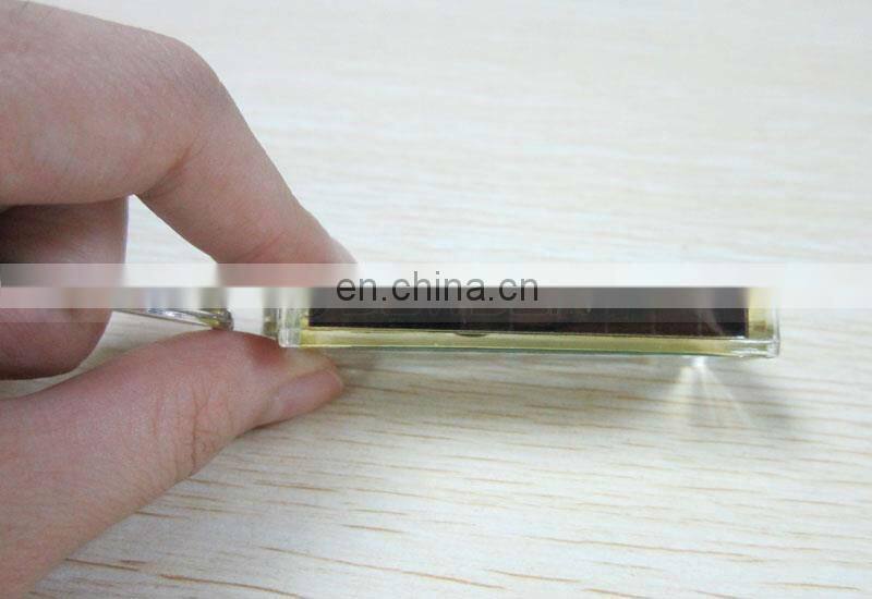 2 Inch Screen AD Promotion Gift Custom Flash Logo Solar Alloy Key Ring