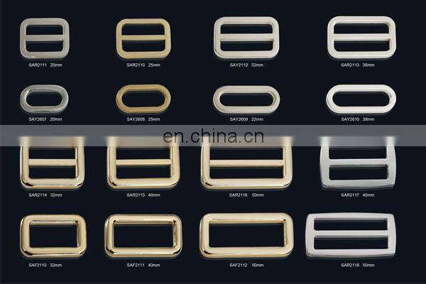 Fashionable slide buckle New design hand made strap buckles