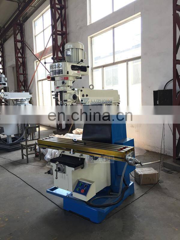 X6325D China Small Metal Vertical Turret Milling Machine