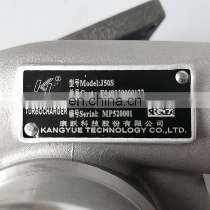 4JB1T engine Kangyue turbocharger J50S 00JG050S013 E049339000177