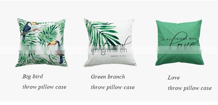 RAWHOUSE cotton canvas pillow cover 45 * 45 cm decorative cushion covers