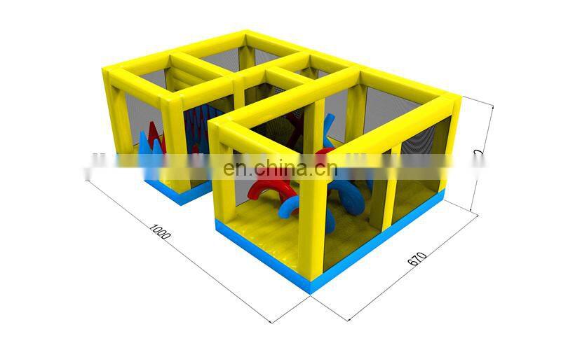 2020 boom camp fitness indoor inflatable obstacle course for kids