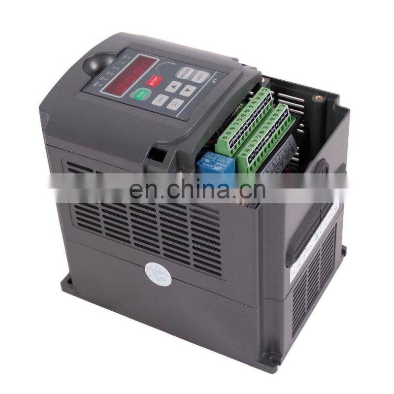 Chinese made spindle motor 1.5kw ER11 round air cooled electric AC spindle motor and 220V 1.5KW inverter