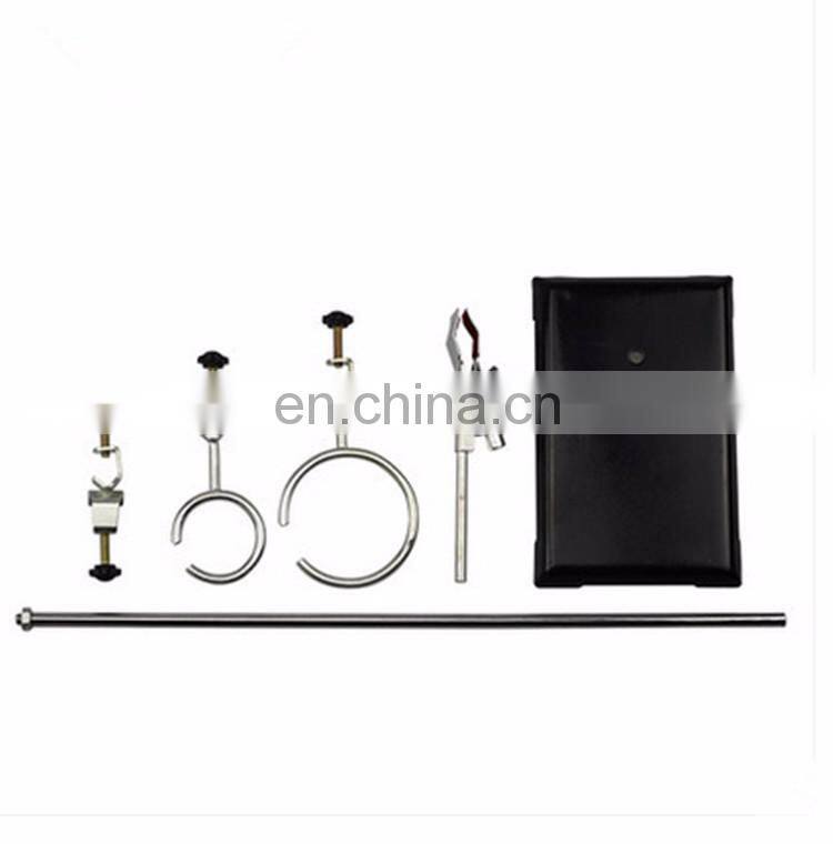 Physics Lab Ring Retort Stand with Clamp Clip/ Iron Ring Support Retort Stand