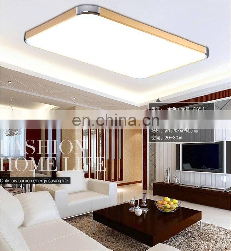 modern ultra-thin led ceiling lamps Nonpolar dimmable rectangular bedroom lamps