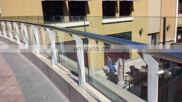 High quality good price safety toughened laminated glass balcony railing